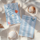 Invitation Nautical Beach Bachelorette Week-end