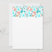 Invitation Nautical Beach Heart - Ocean Treasures Mariage (Dos)