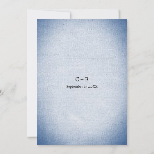 Invitation Nautical Beach Ocean Theme Dîner de répétition (Dos)