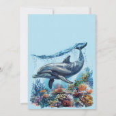 Invitation Nautical Blue Boy Under the Sea Baby shower (Dos)