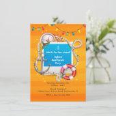 Invitation Nautical Christmas Boat Parade (Debout devant)