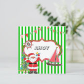 Invitation Nautical Christmas Party (Debout devant)