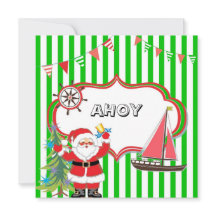 Invitation Nautical Christmas Party