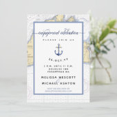 Invitation Nautical Engagement Party Martha's Vineyard (Debout devant)