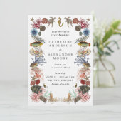 Invitation Nautical Ocean Beach All-in-one Wedding (Debout devant)