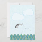 Invitation Nautical Sailboat fête d'anniversaire (Dos)