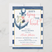 Invitation Nautical She's Tying the Knot Fête des mariées (P/ (Devant)