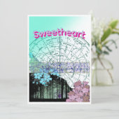 Invitation Nautical Style Card (Debout devant)