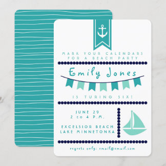 Invitation nautique
