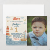 Invitation Nautique (Devant / Derrière)