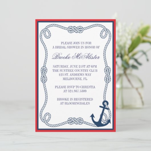 Invitation nautique (Debout devant)