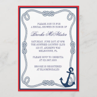 Invitation nautique