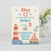 Invitation Nautique (Debout devant)