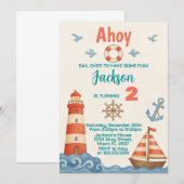 Invitation Nautique (Devant / Derrière)