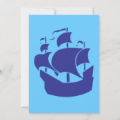 Invitation Nautique "Ahoy" (Dos)