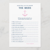 Invitation Nautique Comment Bien Connaître Le Jeu De Fête des (Devant)