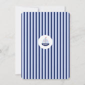 Invitation nautique d'anniversaire de garçons ?ère (Dos)