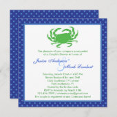 Invitation nautique de Fête de la mariée (Devant / Derrière)