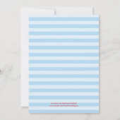 Invitation nautique de Fête de la mariée d'Ancre (Dos)