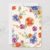 Invitation nautique de fiançailles de bonheur (Dos)