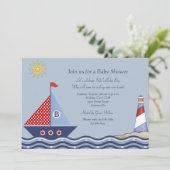 Invitation Nautique Jevenile Boy (Debout devant)