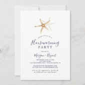 Invitation Nautique moderne | Fête de réchauffement de la mer (Devant)