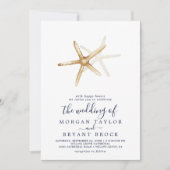 Invitation Nautique moderne | Starfish Le Mariage de (Devant)