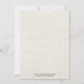 Invitation nautique Rustique Homard nuptiale douch (Dos)