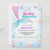 Invitation Nautique sous le Baby shower marin (Devant)