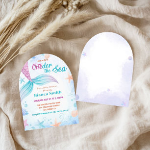 Invitation Nautique sous le Baby shower marin