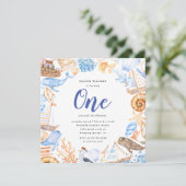 Invitation Nautique Sous L'Invitation D'Anniversaire Des Enfa (Debout devant)