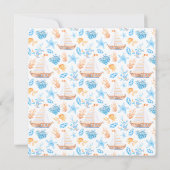 Invitation Nautique Sous L'Invitation D'Anniversaire Des Enfa (Dos)