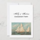 Invitation Nautique Vintage Yachts Course #1 Partie d'engagem (Devant)