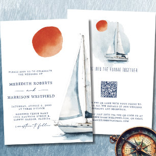 Invitation Naviguer dans l'avenir ensemble Mariage