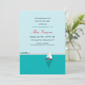 Invitation Naviguer sur le lac (Debout devant)