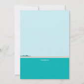 Invitation Naviguer sur le lac (Dos)