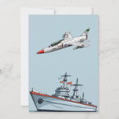 Invitation Navire de l'Armée de la Marine (Dos)