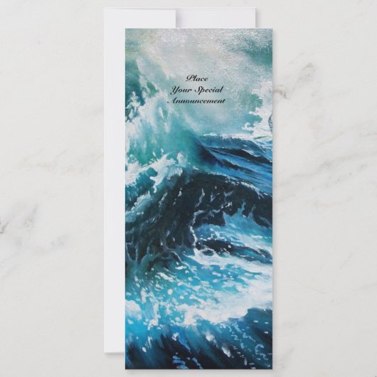 Invitation Navire en mer dans la tempête (Dos)