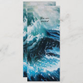 Invitation Navire en mer dans la tempête (Devant / Derrière)