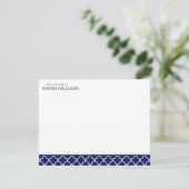 Invitation Navire Quatrefoil Flat Merci Notes (Debout devant)