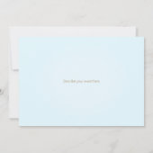 Invitation Navires sur la mer démontée Personnalisé (Dos)