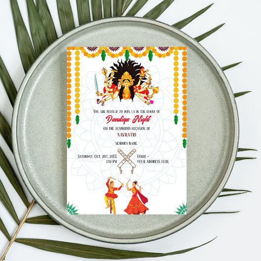 Invitation Navratri Dandiya