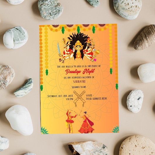 Invitation Navratri Dandiya