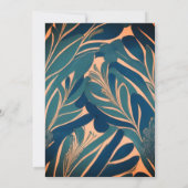 Invitation Navratri Durga Puja Célébration d'éléments dorés (Dos)