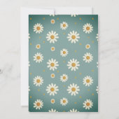 Invitation Navratri Durga Puja Célébration Florale (Dos)