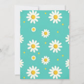 Invitation Navratri Durga Puja Célébration Florale (Dos)