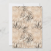 Invitation Navy Blue Two Wild Jungle Safari 2ème anniversaire (Dos)