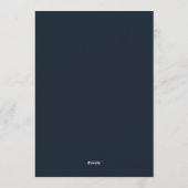 Invitation Navy & Crimson Moody Bloom Wedding (Dos)