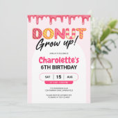 Invitation Ne Crois Pas ! Anniversaire de la fille rose (Debout devant)