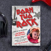 Invitation Né pour le Rock avec Image